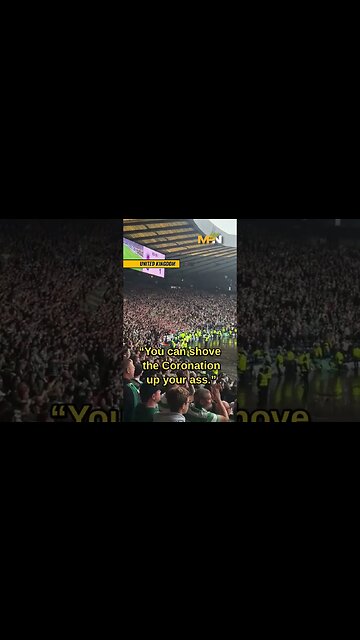 Celtic fans send a message to King Charles III