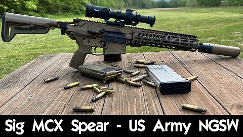 Sig MCX Spear - US Army NGSW - Disassembly, Live Fire & Discussion