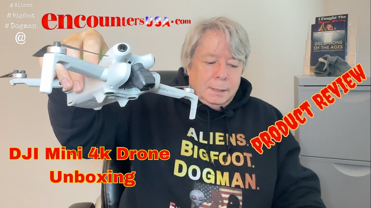 DJI Mini 4 Pro Drone Go Fly Kit Unboxing Good For Aliens Bigfoot and Dogman?