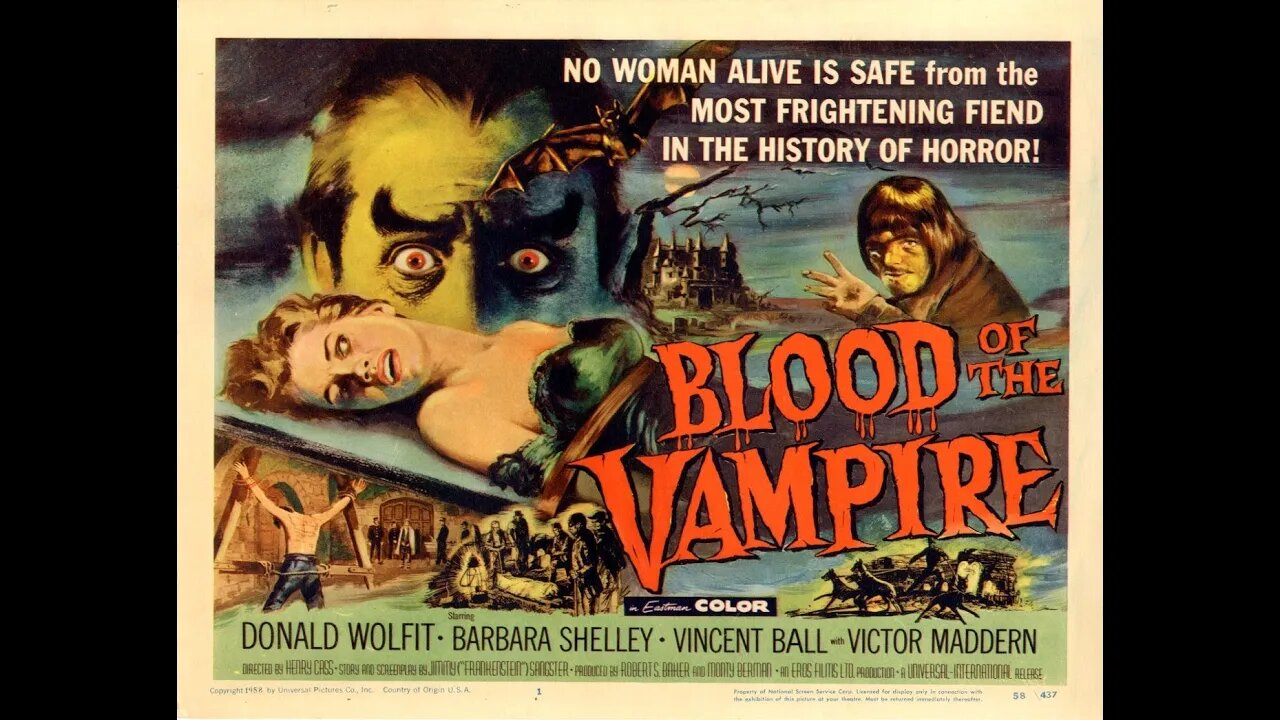 Blood of the Vampires (1966) aka Curse of the Vampires trailer HD