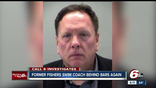 Former Fishers swim coach behind bars again for theft