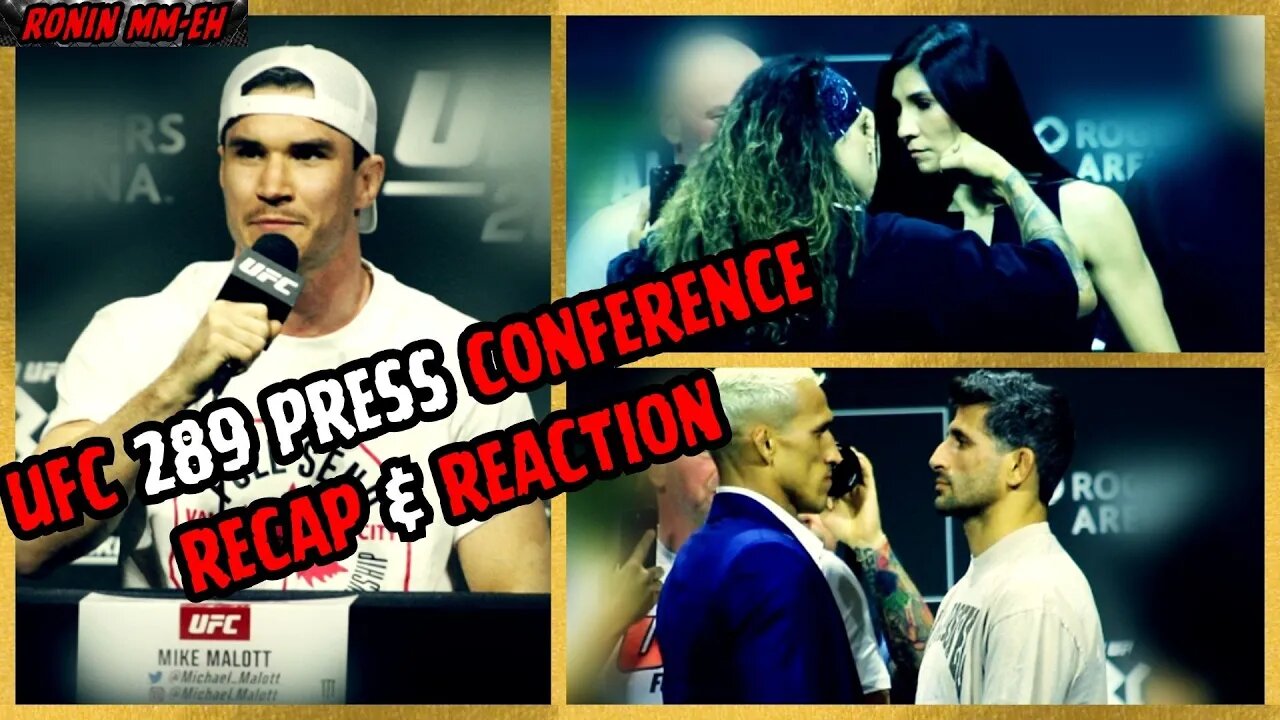 UFC 289 PRESS CONFERENCE REACTION