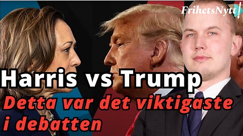 Harris vs Trump - Väljarna fick se 2016-års version av Trump