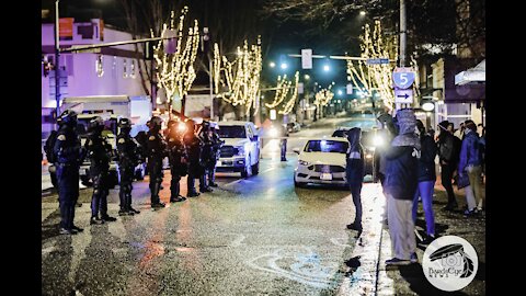 Police Homeless Raid at Red Lion, Olympia, WA January 31st, 2021