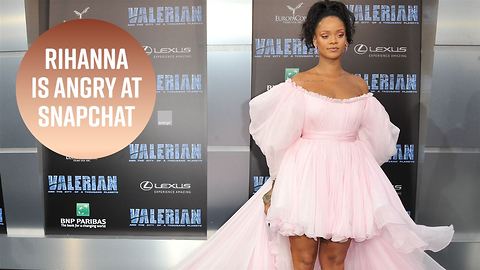 Rihanna accuses Snapchat of promoting domestic violence