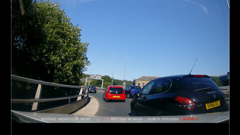 Dashcam footage of my crash with teenage girl as described in last video