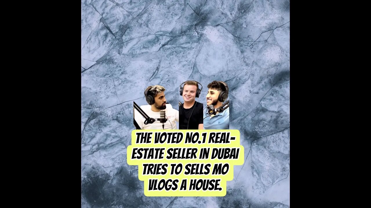 The Voted No.1 Real-estate seller in Dubai tries to sell Mo Vlogs a House.#shorts