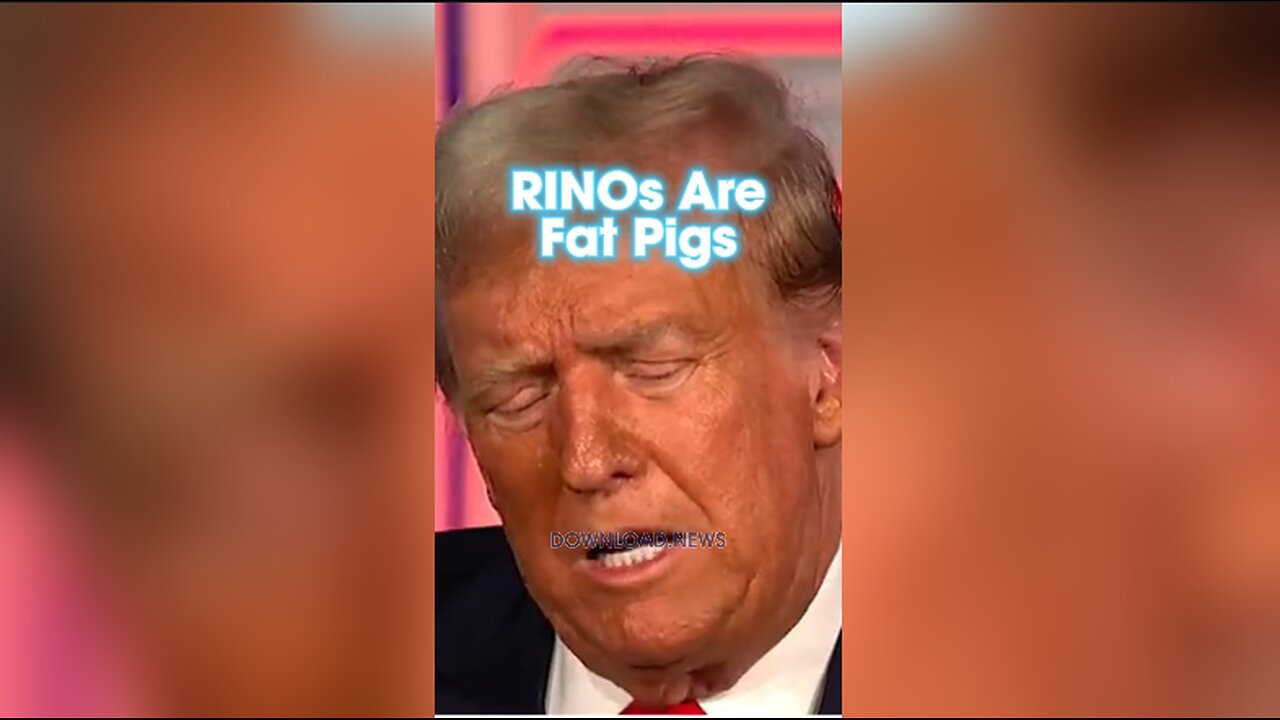 Trump: You Have To Vote Out The RINOs Like Chris Christie & Asa Hutchinson - 11/4/23