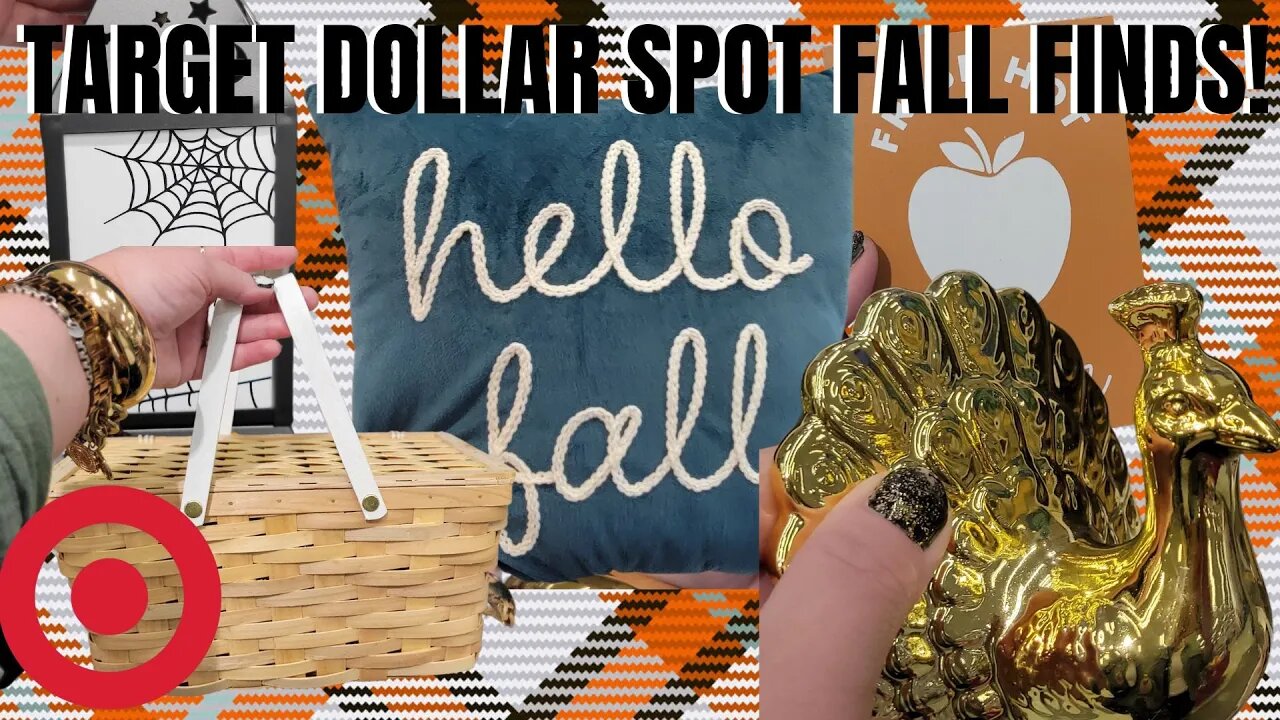 NEW HALLOWEEN AND FALL FINDS! | TARGET DOLLAR SPOT | TARGET STORE WALK THRU! | #target #halloween