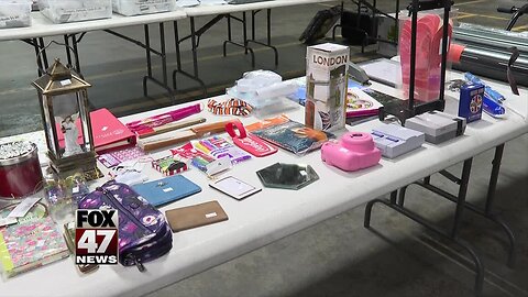 Confiscated and left behind items on sale Saturday