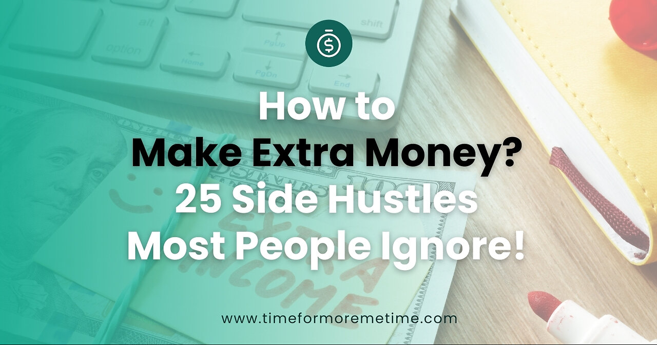 How to Make Extra Money? 25 Side Hustles Most People Ignore!