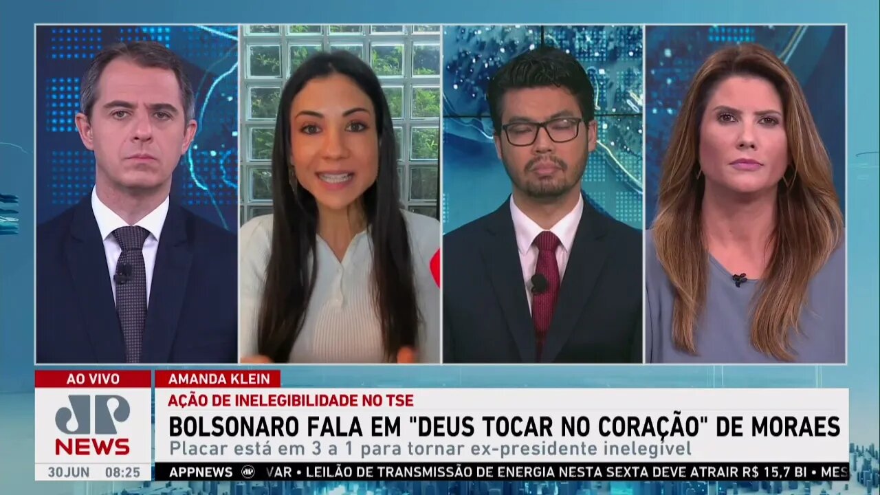 Bolsonaro diz esperar que “Deus toque o coração” de Moraes; Amanda Klein e Kobayashi analisam