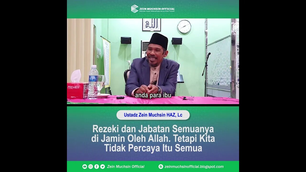 Rezeki Yang Dijamin Oleh Allah tapi Manusia Mendustakannya - Ustadz Zein Muchsin