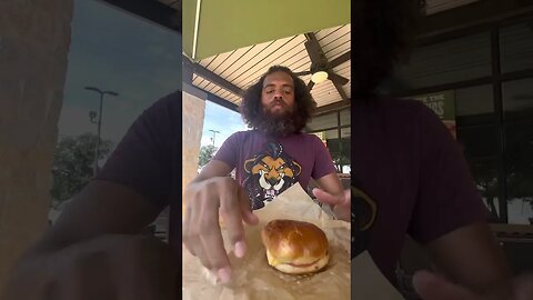 Panera bread brioche breakfast sandwich with Rock Mercury￼