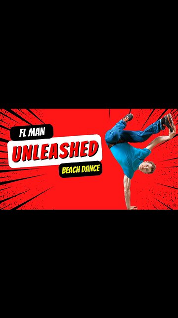 Florida Man's Epic Beach Dance Around Police Car! 😂