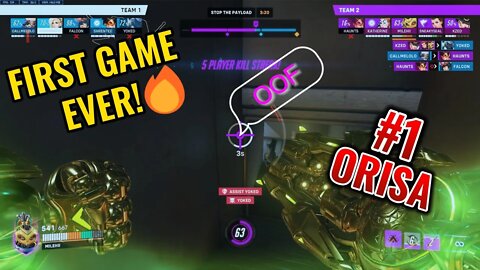 Went Off In First Ever Game! #overwatch #gaming #tiktok #games #pc