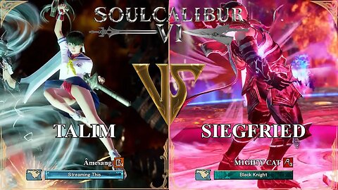 SoulCalibur VI — Amesang (Talim) VS M1GH7Y CAT (Siegfried) | Xbox Series X Ranked