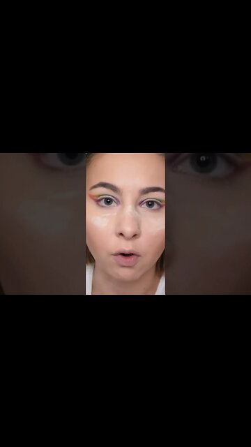 #shorts the rainbow 🌈 #subscribe #makeup #rainbow