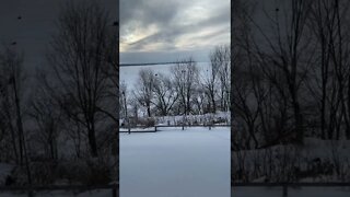 Ice fishing Saturday on Lake Superior.