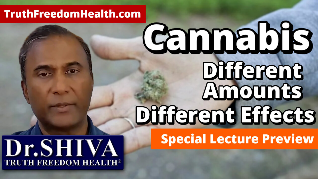 Dr.SHIVA: Cannabis - Different Amounts, Different Effects - Special Lecture Preview