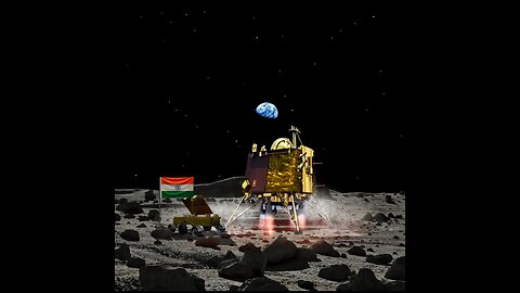 Chandrayaan 3 lander makes successful soft landing. 🇳🇪