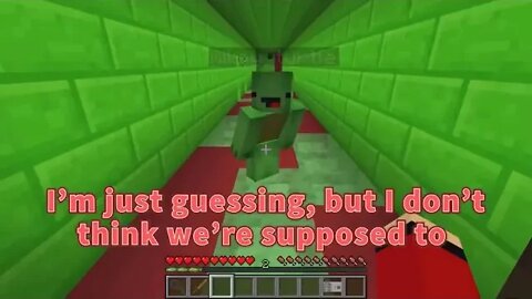 Saving Mikey From Slime Prison in Minecraft!