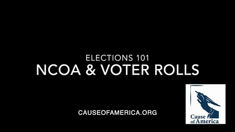 CoA Presents Election 101 NCOA: USPS National Change Of Address service- Vince Bertoglio-Data Expert