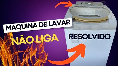 maquina de lavar roupa Brastemp 9 kg Não liga