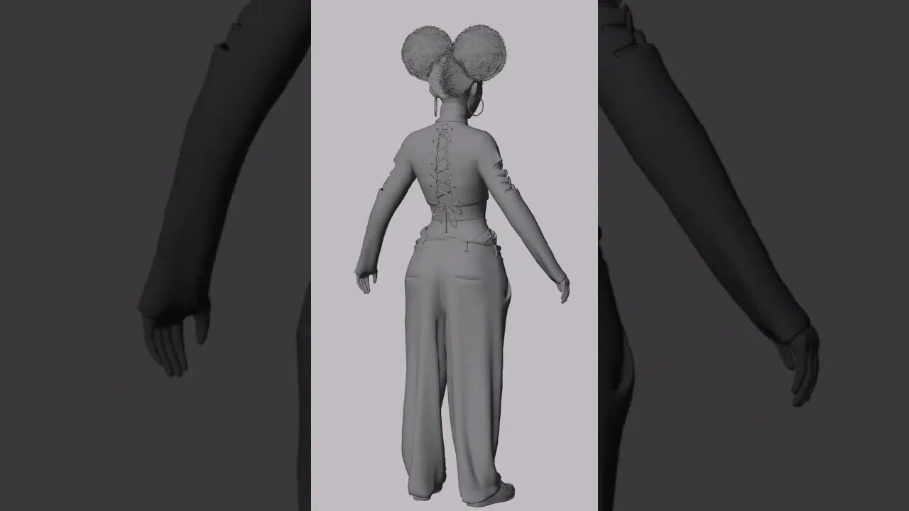 3d stylized character in blender