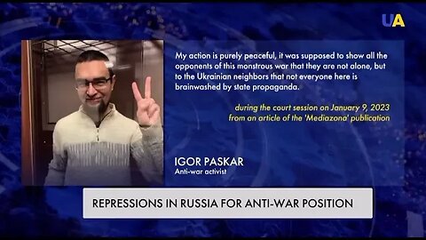 Punishment for antiwar positions in Russia