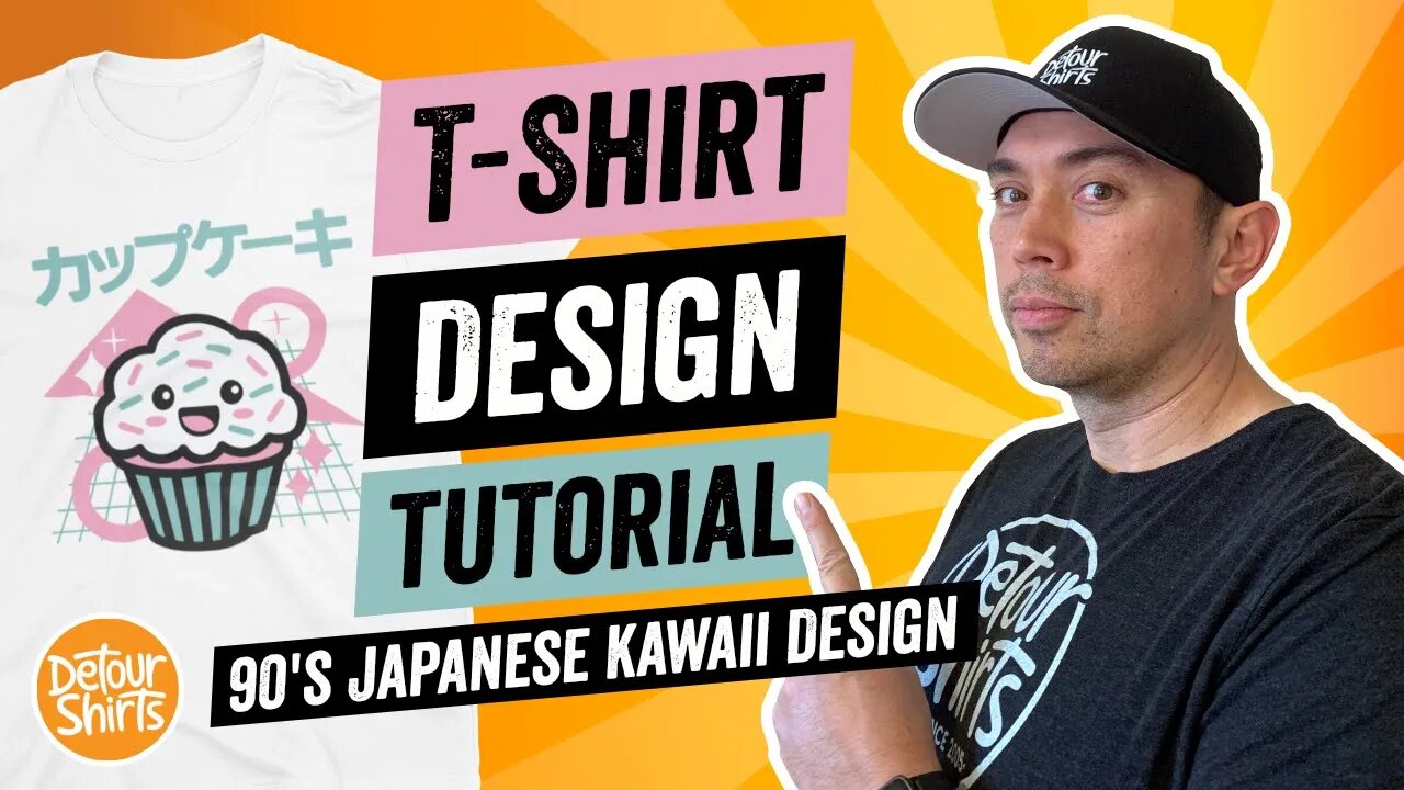 Hot Design Trend for Print on Demand 2021 🔥 The 90s Japanese Kawaii Trend on Amazon and RedBubble