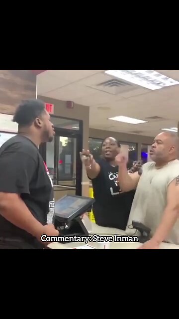 An aggressive customer scores complimentary Whoppers for his troubles.