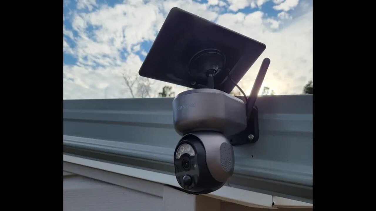 Portocam solar powered PTZ camera