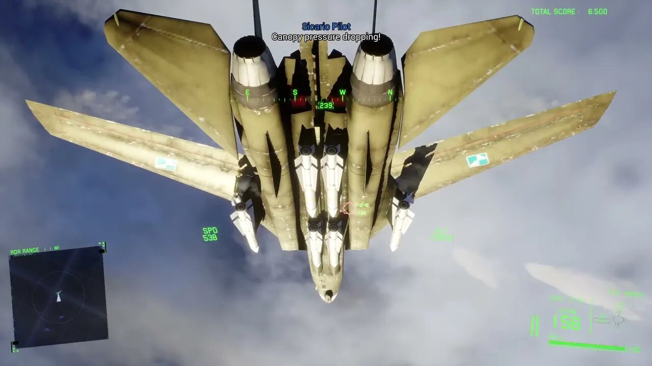 Project Wingman Misison 11 Cold War, Hard, No Damage, F/D-14