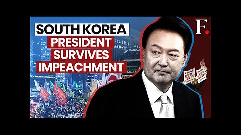 South Korean President Yun Suk Yeol Survives Impeachment Bid For Imposing Martial Law