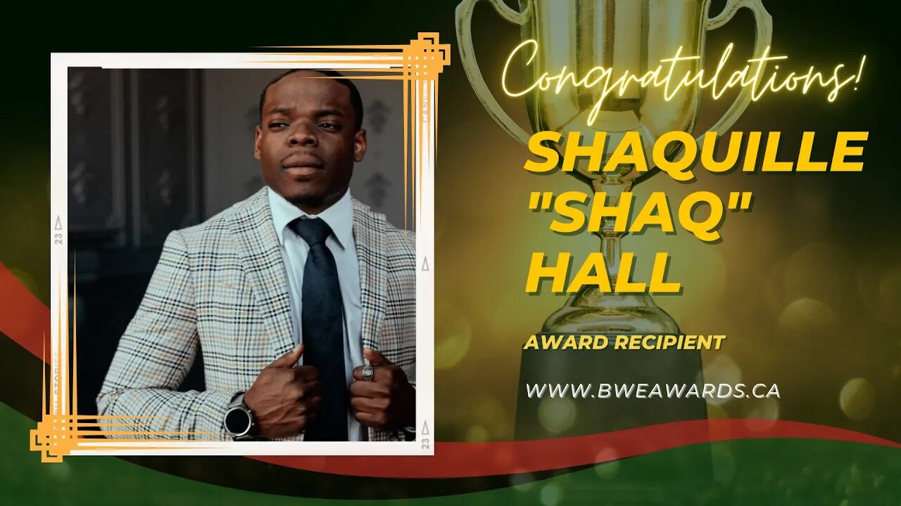 Explore the career and work of Shaq Hall - Award Recipient of BWE Awards