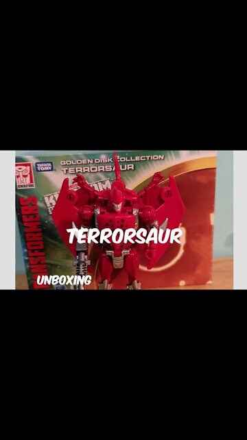 Kingdom Golden Disk Collection TERRORSAUR - Unboxing and Preview - Rodimusbill Transformers Short