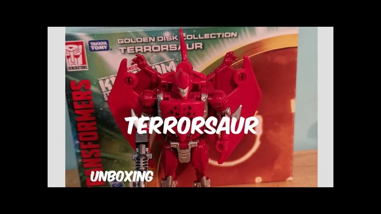 Kingdom Golden Disk Collection TERRORSAUR - Unboxing and Preview - Rodimusbill Transformers Short