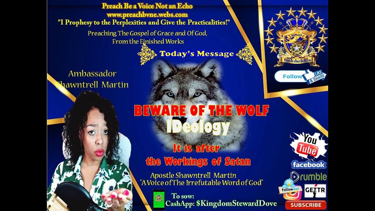 Prophetic Rhema-Word BEWARE Of The Wolf IDeology it Is after the Workings of Satan!