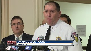 Authorities update Jayme Closs case after she's found alive