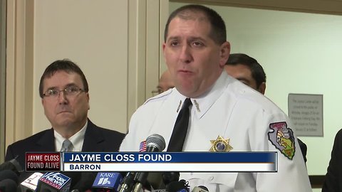 Authorities update Jayme Closs case after she's found alive