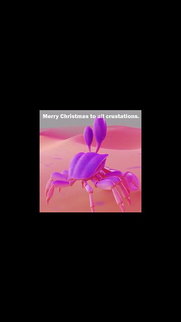 Merry Christmas to all crabs and crab related beings.