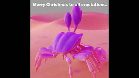 Merry Christmas to all crabs and crab related beings.