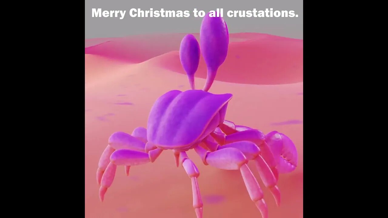 Merry Christmas to all crabs and crab related beings.