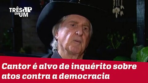 Sérgio Reis presta depoimento à Polícia Federal