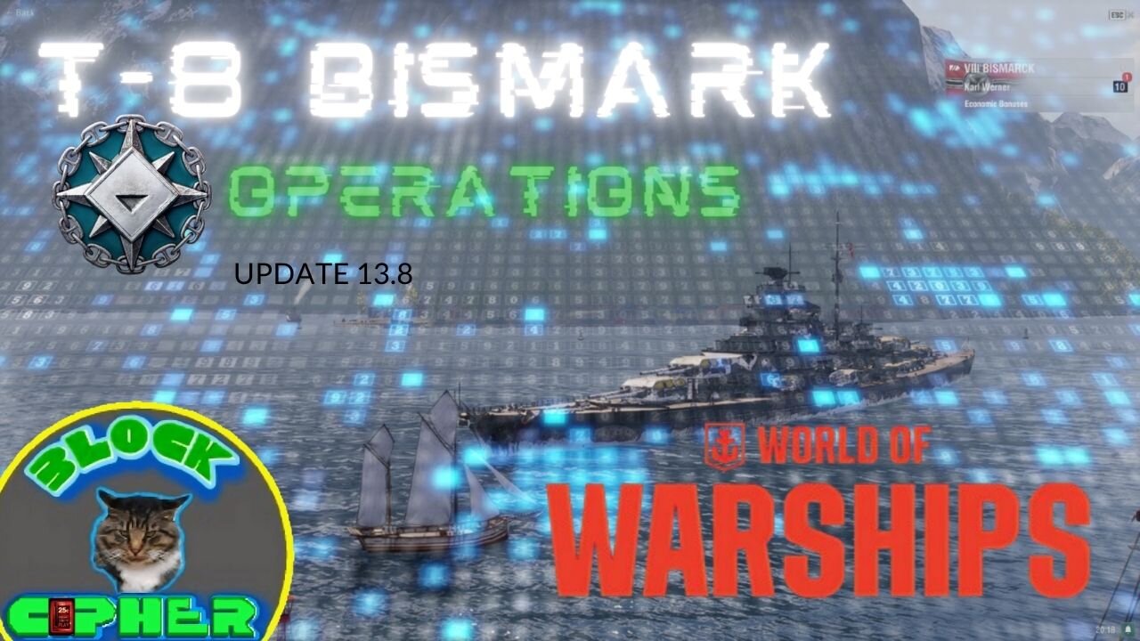 T-8 BISMARK//Secondaries Build//Operations | WoWS