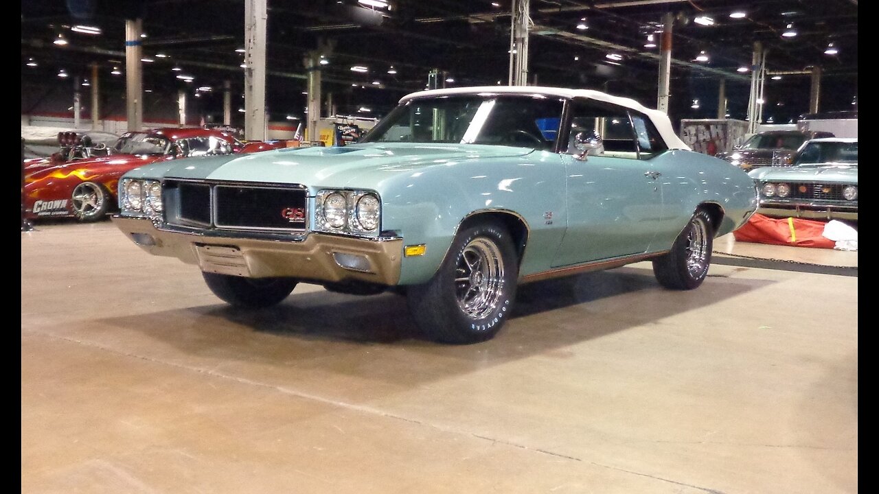 1970 Buick GS Gran Sport Convertible in Aqua Mist & 455 Engine Sound My Car Story with Lou Costabile