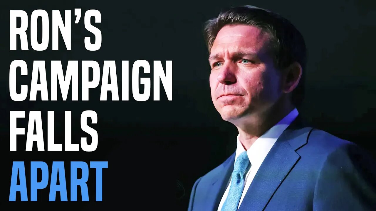 WOW: Ron DeSantis approval COLLAPSES, anti-woke in freefall