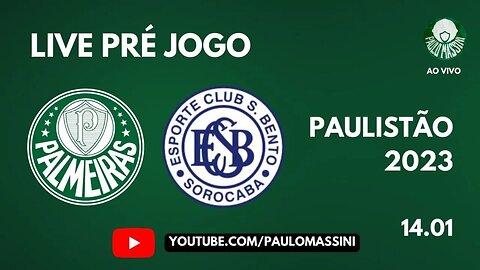 PRÉ-JOGO PALMEIRAS X SÃO BENTO AO VIVO! SAUDADES DO PALMEIRAS?
