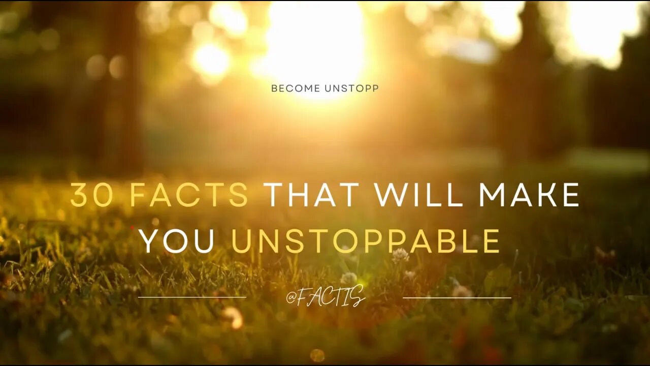 BECOME UNSTOPPABLE! DO THIS 100% GUARANTEE